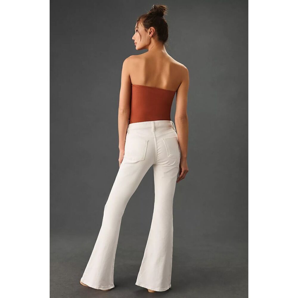 NWT Hudson Holly High-Rise Flare Jeans White Size 32
